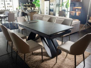 Helix Table & Amber Chairs